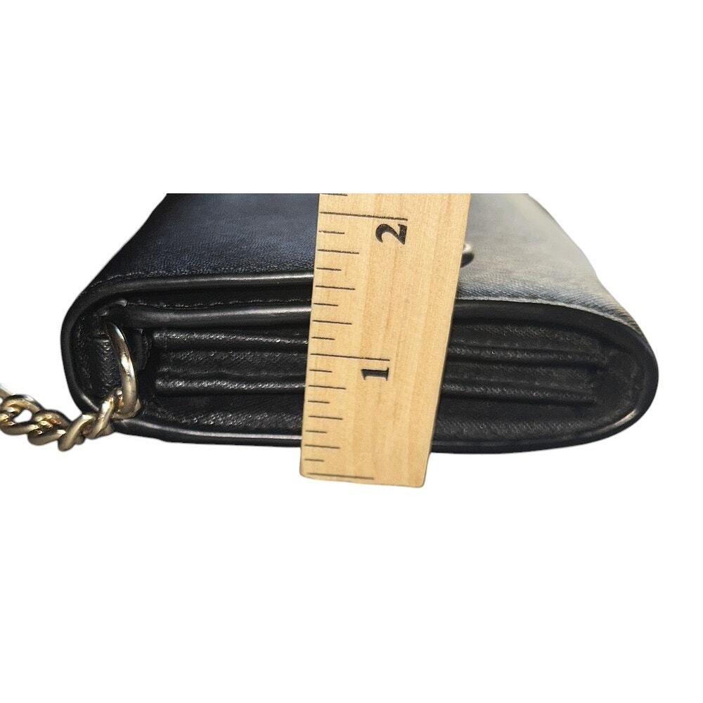 Michael Kors Jet Set Pebbled Leather Smartphone Black Crossbody Authenticated - Picture 13 of 15